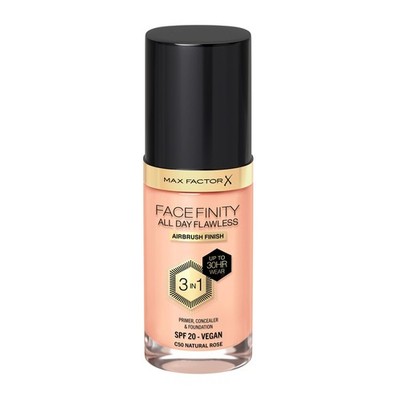 MAX FACTOR - Facefinity All Day Flawless 30 ml (1er Pack), C50 Natural Rose 
