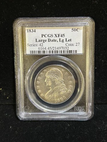 1834-P Capped Bust Half Dollar — photo from the most recent tracked eBay sale