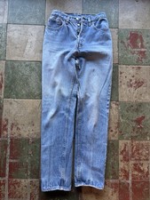 Vintage 60s 70s Levi s 544 Button Fly Jeans Size 26x31