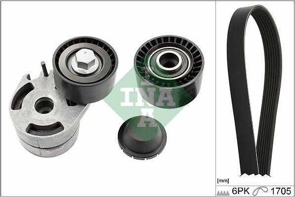 INA Keilrippenriemensatz 529 0012 10 FüR Ford Peugeot Mazda CitroËN-image
