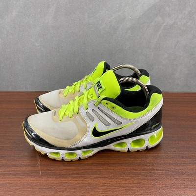 Nike Air Max Tailwind+ 2 Mens 8.5 Sneaker White Gray Black Volt Running Shoes