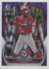 2023 Bowman Chrome Prospects Purple RayWave Refractor 54/250 Elijah Green 0nr3