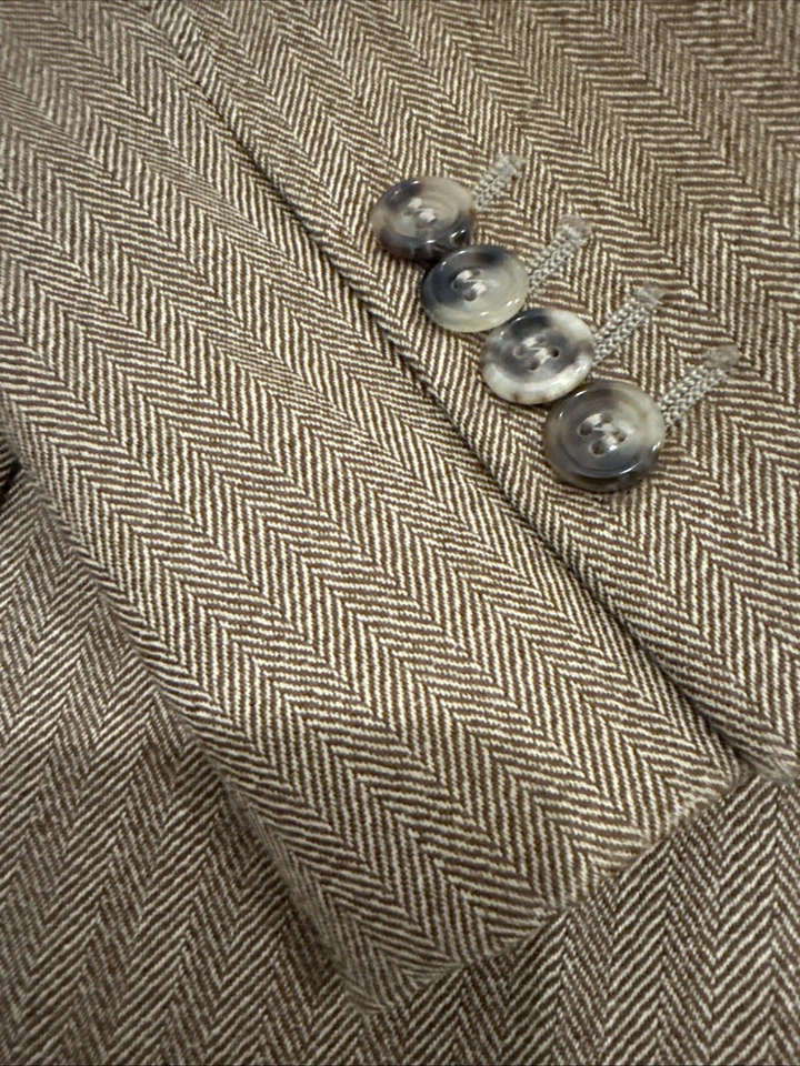 Chaqueta Blazer Piazza Sempione Mujer Cachemira Talla 44 (US 8)-Italia-Marrón Camel Foto 4 de 4