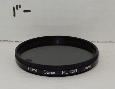 Hoya 55mm Circular Polarizer CAMERA Lens FILTER DIGITAL OR FILM