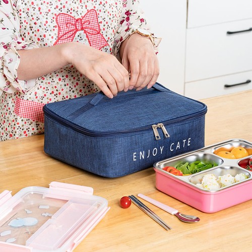 Kühler Thermische Mittagessen Tote Tasche Mittagessen Wärmer Tasche - Bild 7 von 12