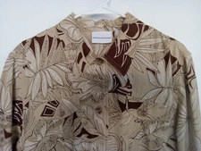 Alfred Dunner size 14 beige & brown linen/cotton jacket. Excellent condition