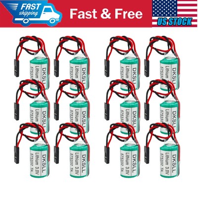 12X For SIEMENS 575332TA 3V 950mAh Battery 6FC5247-0AA18-0AA0 For 810D 840D PLC
