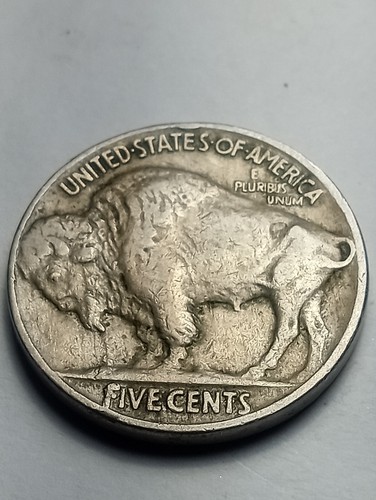 RARE 1936 INDIAN HEAD/ BUFFALO NICKEL - F,Line Die Streak,Free Shipping!!! - Picture 5 of 6