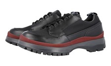 PRADA Leather Brixxen Sneakers Booties Hiking Shoes Black NEW -  US 10 EU 43