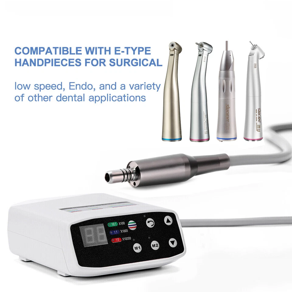 Micro motor eléctrico LED sin escobillas estilo NSK dental/1:1/1:5/1:4.2 pieza de mano LED Foto 4 de 4