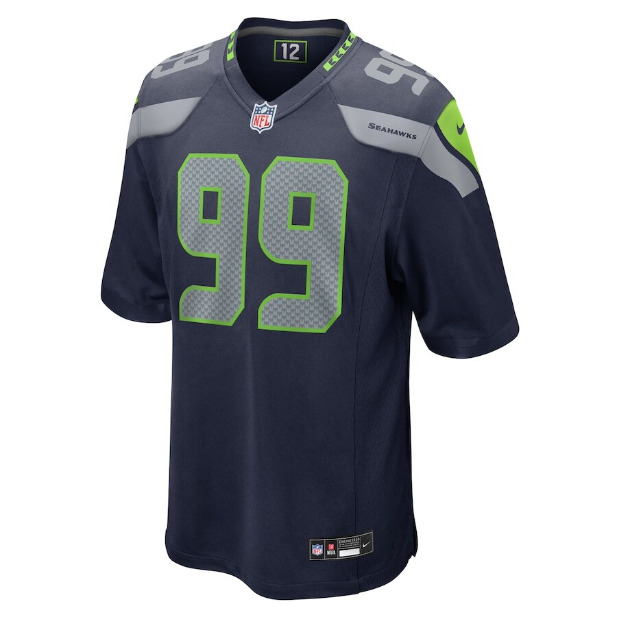 Seattle Seahawks Leonard Williams #99 Nike Navy 2025