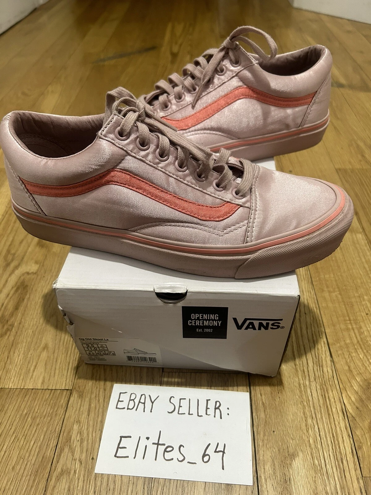 Cérémonie d'ouverture Vans X OG ancienne école Lx taille 9,5 palais Kith Supreme