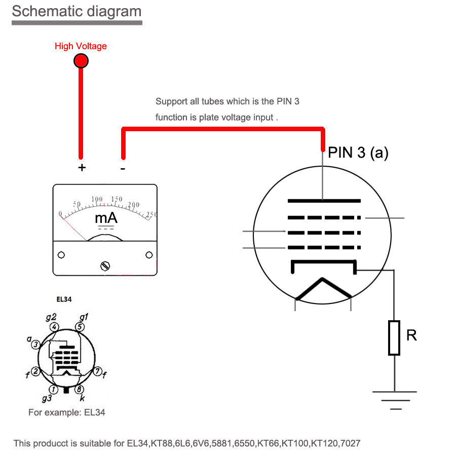 Presa Tester Sonda Corrente Bias Piastra Amplificatore Tubo 8 - Foto 5