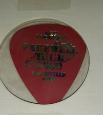 AceFrehley KISS Guitarpick,FarewellTour 2000 ,Louisville 4/29,Red/Gold Lettering