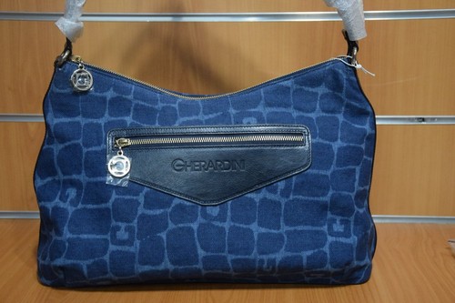 Borsa a tracolla 37 X WX06 TEBT Blu Tg. U Gherardini firenze 1885 Made in  Italy | eBay