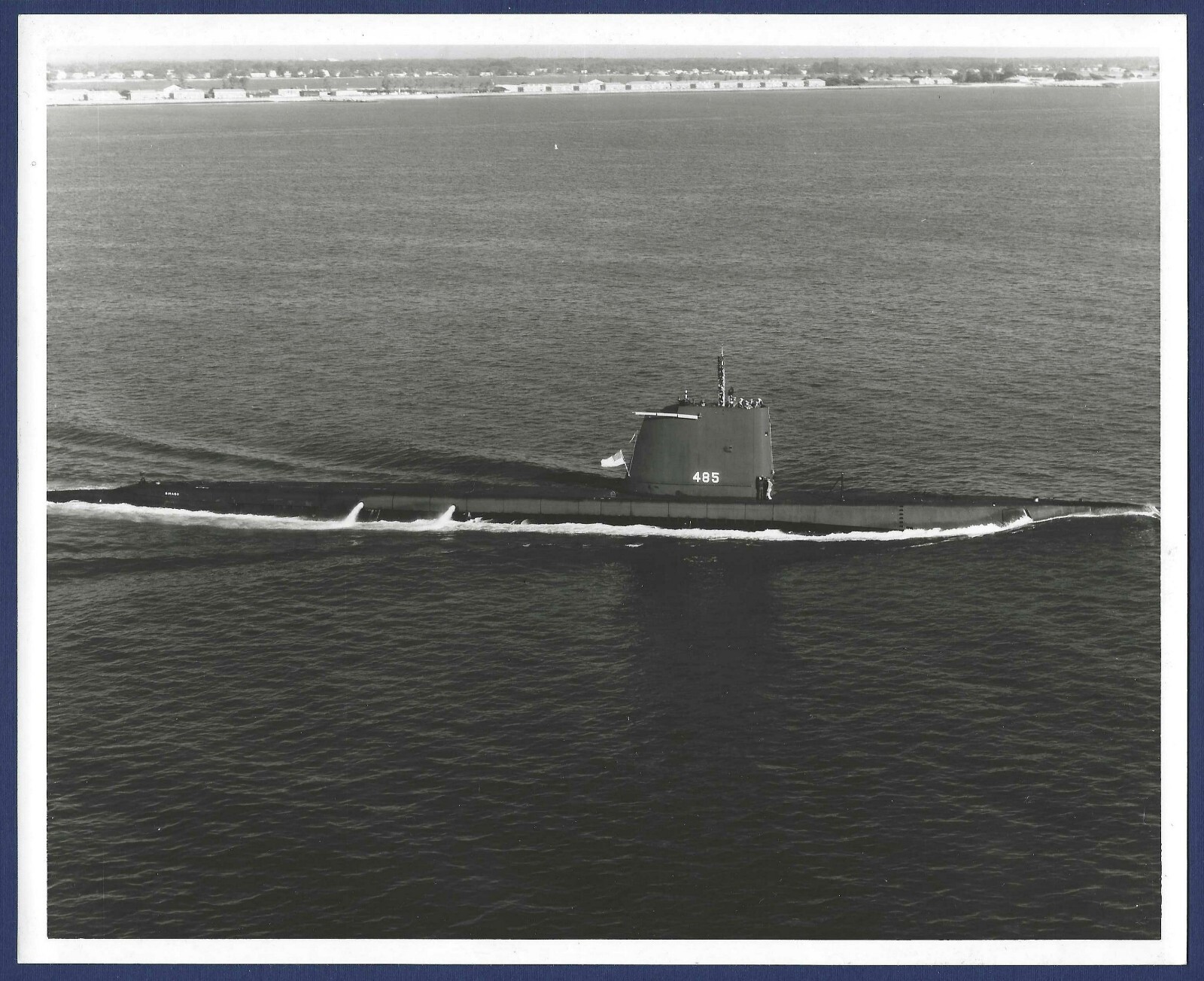 USS SIRAGO SS-485 Submarine 8 x 10 Official USN Photo
