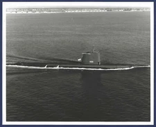 USS SIRAGO SS-485 Submarine 8 x 10 Official USN Photo