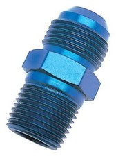 Russell Adapter Fitting -8 AN To 3/8" NPT Straight Blue 660480 NEW