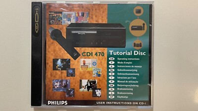 TUTORIAL DISC CDI 470 PHILIPS CD-I | eBay
