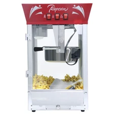 12oz Popcorn Machine Popcorn Maker w/ Kettle & Warming Deck Countertop Popper