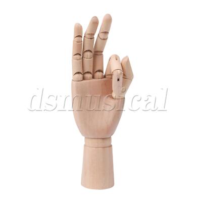 Wooden Model Right Hand 7'' for Sketching Drawing Home Office Posable Joints