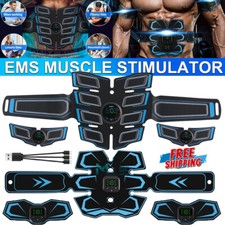 USB Recargable Estimulador Muscular Electro Maquina Abdominales Marcar Abdomen