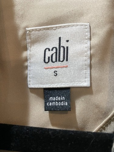 CABI King Cobra Jacket/Coat Beige Snake Print Size S NWT - Picture 5 of 5