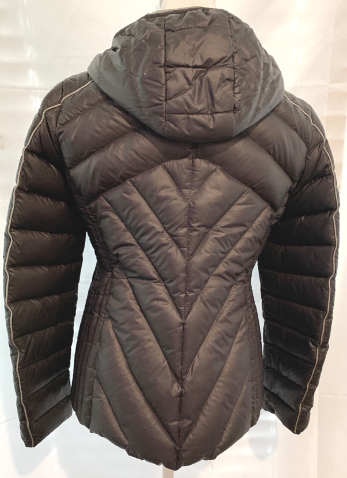 BCBGeneration Women's Gray Puffer Down Jacket Sma… - image 7