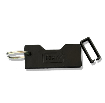 Yubikey Protector with Keyring, Black, Compatible with Yubikey 5/5C/5 ...