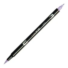 Tombow Dual End Brush & Fine Pen Purple Sage 623 Arts Writing Office School