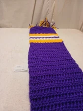 Hand Made Scraf.42 Inches And 7 Inches Wide Minsota Colors 