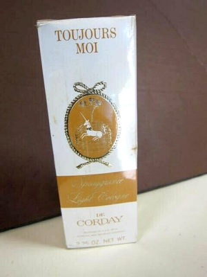 Vintage Toujours Moi De Corday Spraygrance Light Cologne 2.25 Oz