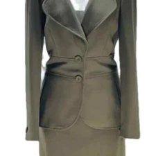 ETCERERA Trunk Show Tailored 3 Piece Green Suit. You will Fall in Love!!