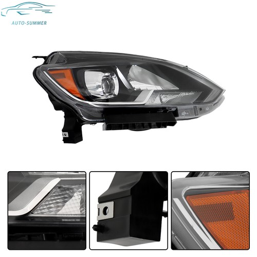 LED Type Headlight For 2016-2019 Nissan Sentra SL/SR Right Side Black Headlamp - Picture 4 of 6