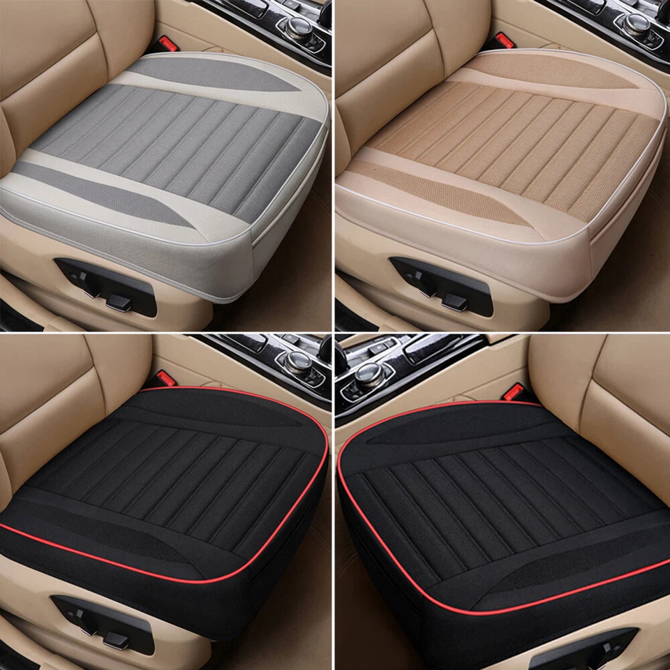 Funda Asiento Coche Lino Cojín Transpirable Puerta Temporadas Auto Universal Accesorios Foto 2 de 4