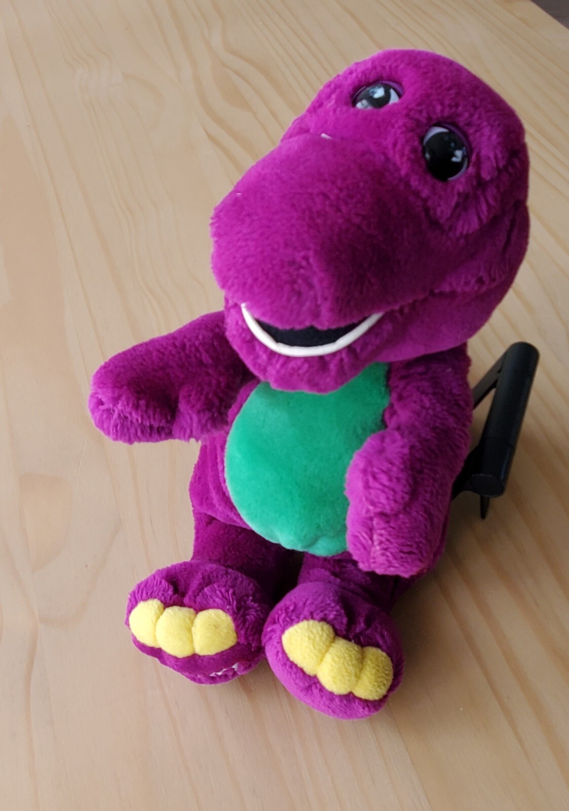 Vintage Barney Dinosaur Plush Stuffed Animal Purple Lyons 1992 - tag unsigned