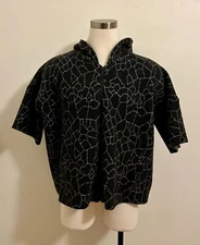 Diesel Dress and Impress Wool Marple Pattern SS Poncho Hoodie (size: S)