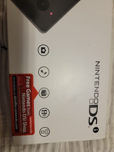 Nintendo Schwarz DSI. Kommt mit KOSTENLOSEM Spiel Download Sticker (ABGELAUFEN) versiegelt!! - Bild 5 von 6