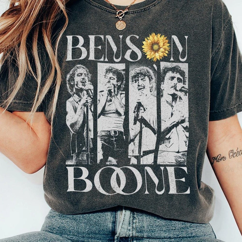 Benson Boone Vintage Tour Album 2025 Concert Gift Unisex T-shirt All S-4XL