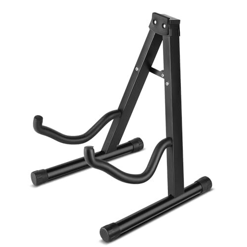Guitar A-Frame Stand Floor Support for Acoustic and Electric Guitars - Portab...