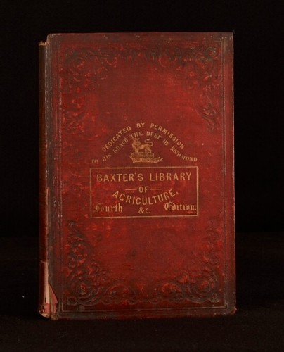 1846 2 vol Scarce Baxters Library of Agriculture Gardening Breeding and Farming - Picture 3 of 8