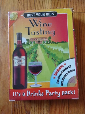 Host Your Own Wine Tasting Party Kit Cheatwell Drinks Party Game New Sealed Cd