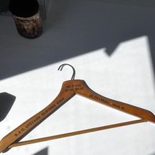 1960s Wood Coat Hanger Cor. 12th and Broadway Oakland Cal Save 10 S G Upstairs