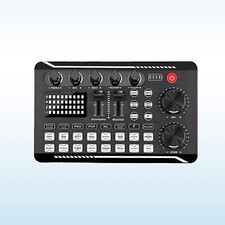 Live Sound Card And Audio Interface With DJ Mixer  Speech Converter Stream US