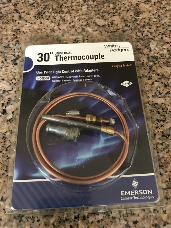 White-Rogers Universal Thermocouple HO6E-30, 30”