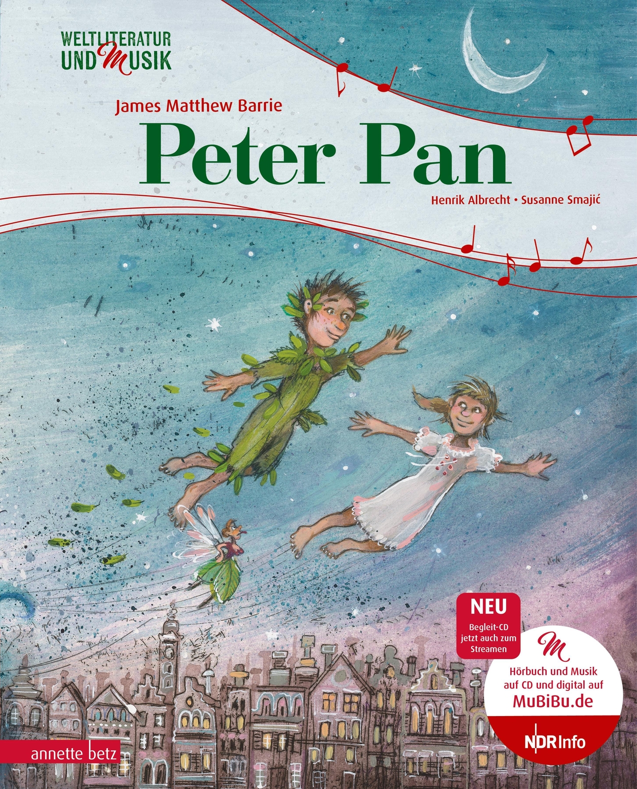 Thumbnail - Peter Pan (weltliteratur Und Musik Mit Cd) Henrik Albrecht