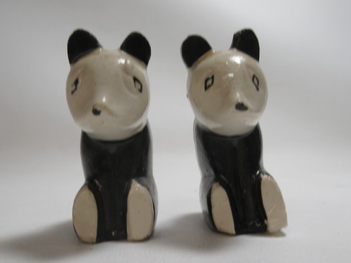 Vintage Panda Bears Salt and Pepper Shakers, Occupied Japan - Picture 5 of 8