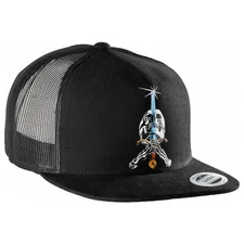 Powell Peralta Skateboard Hat Skull and Sword Trucker Black