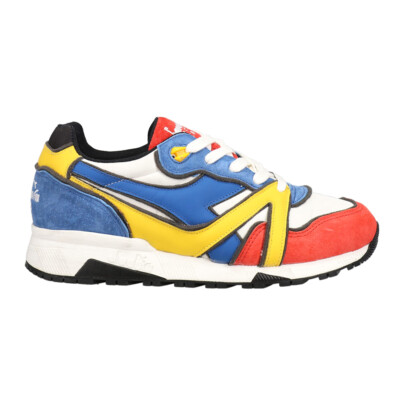 Diadora N9000 Dessau Lace Up  Mens Blue, Orange, Yellow Sneakers Casual Shoes 17