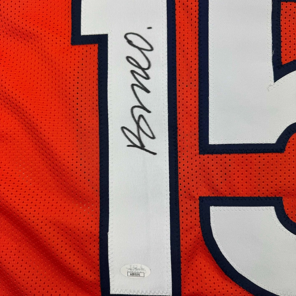 Autographed/Signed Rome Odunze Chicago Orange Football Jersey JSA COA - Image 3 of 4